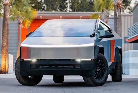 2024 Tesla Cybertruck AWD Foundation Series, photo from Bring a Trailer