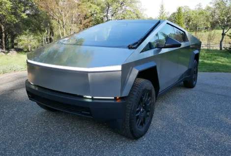 2024 Tesla Cybertruck AWD Foundation Series, photo from Bring a Trailer