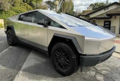 2024 Tesla Cybertruck AWD Foundation Series, photo from Bring a Trailer