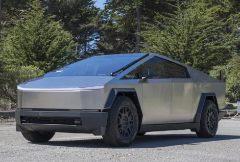 2024 Tesla Cybertruck AWD Foundation Series, photo from Bring a Trailer