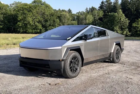 2024 Tesla Cybertruck AWD Foundation Series, photo from Bring a Trailer