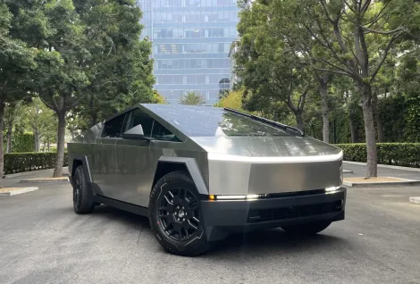 2024 Tesla Cybertruck AWD Foundation Series, photo from Bring a Trailer