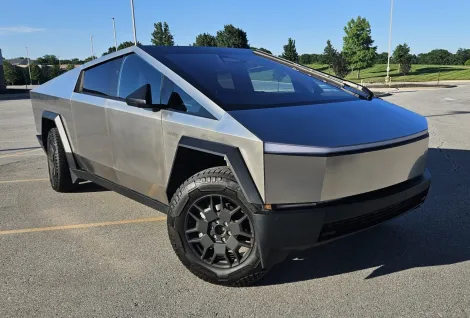 2024 Tesla Cybertruck AWD Foundation Series, photo from Bring a Trailer