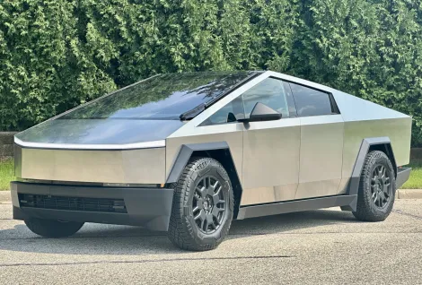 2024 Tesla Cybertruck Cyberbeast AWD Foundation Series, photo from Bring a Trailer